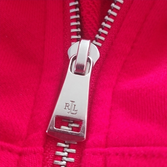 Ralph Lauren Red Zipper Dyborra Jacket XS - Picture 7 of 10